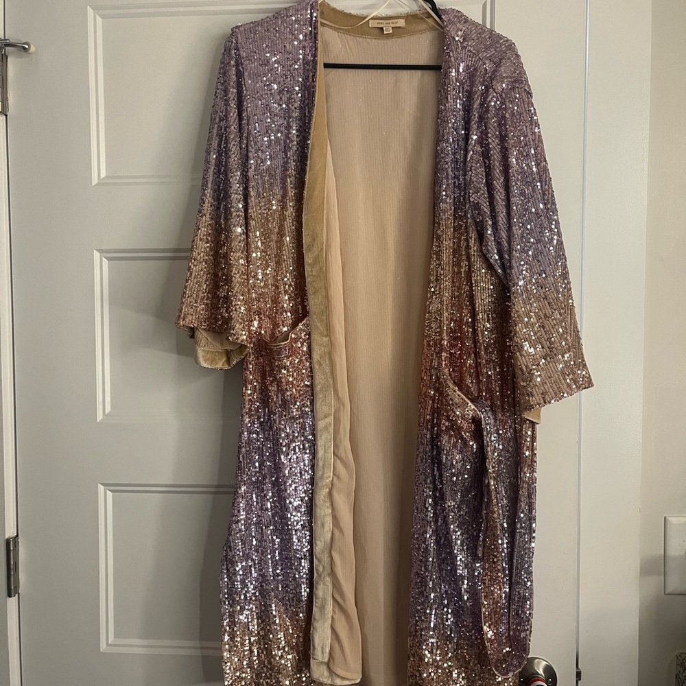 Sequin Ombre Duster